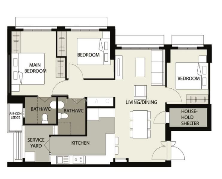 415D Northshore Drive, 415D Northshore Drive, 3 Bedrooms, 1,022 sqft, HDB Flat For Sale, by Isaac Tan, 500127904 - PropertyGuru.com.sg