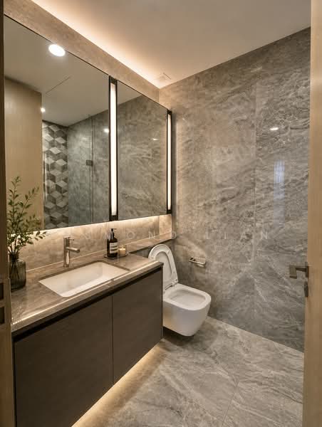 Leedon Green, 26 Leedon Heights, 2 Bedrooms, 710 sqft, Condominium For Sale, by Desmond Lian, 500128024 - Bathroom - PropertyGuru.com.sg