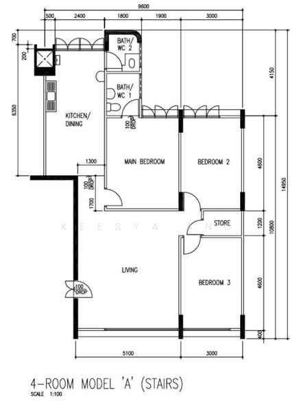 326 Hougang Avenue 7, 326 Hougang Avenue 7, 3 Bedrooms, 1,119 sqft, HDB Flat For Sale, by Keesya Ang, 500128045 - PropertyGuru.com.sg