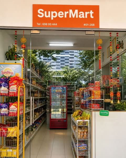 Mini Mart at Laguna Park, , 400 sqft, Shop / Shophouse For Rent, by Alvin Tan, 500128122 - Entrance - CommercialGuru.com.sg