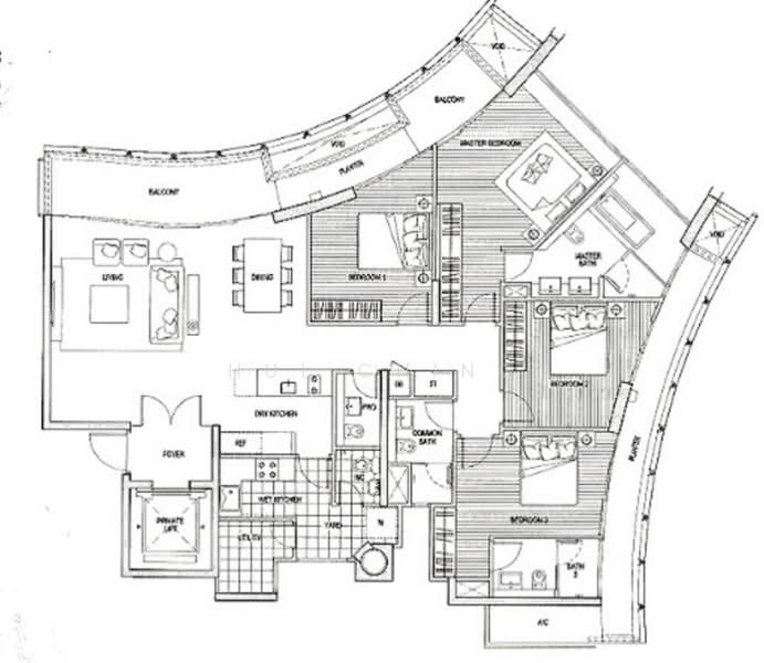 ST THOMAS SUITES 4 BEDDERS, , 4 Bedrooms, 2,014 sqft, Condominium For Rent, by Hui Ching, 500128242 - PropertyGuru.com.sg