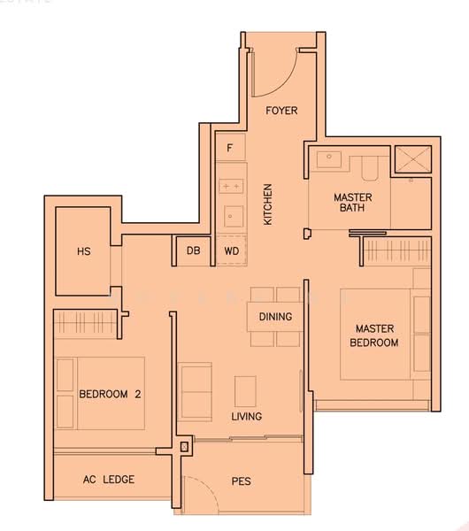 The Arden, 2 Phoenix Road, 2 Bedrooms, 657 sqft, Condominium For Rent, by Novene Ng, 500128243 - PropertyGuru.com.sg