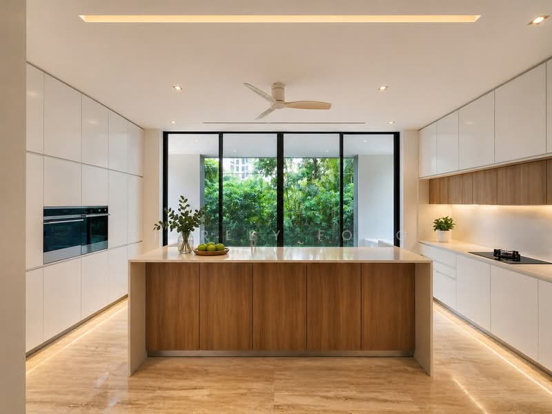 A Rare Architectural Masterpiece — Ultra-Modern GCB in Prestigious King Albert Park, , 5 Bedrooms, 10,500 sqft, Good Class Bungalow For Rent, by Shirley Fong, 500128468 - Kitchen - PropertyGuru.com.sg