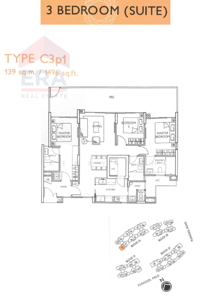 Prive, 33 Punggol Field, 3 Bedrooms, 1,496 sqft, Executive Condominium For Sale, by Kenny Poh, 500128563 - PropertyGuru.com.sg