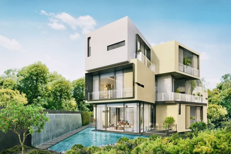 Villas @ Greenbank Park, 50 Greenbank Park, 5 Bedrooms, 5,436 sqft, Semi-Detached House For Sale, by Murphy Lee 李国聪, 500128709 - Exterior - PropertyGuru.com.sg