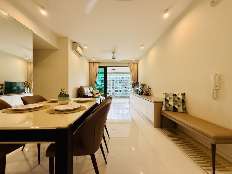 The Topiary, 19 Fernvale Lane, 3 Bedrooms, 1,055 sqft, Executive Condominium For Sale, by Isaac Lee, 500128813 - Living Room - PropertyGuru.com.sg