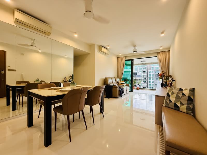 The Topiary, 19 Fernvale Lane, 3 Bedrooms, 1,055 sqft, Executive Condominium For Sale, by Isaac Lee, 500128813 - Living Room - PropertyGuru.com.sg