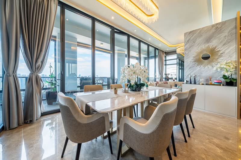 Nouvel 18, 18 Anderson Road, 4 Bedrooms, 2,820 sqft, Condominium For Rent, by Jollene Leow, 500129007 - Dining Room - PropertyGuru.com.sg
