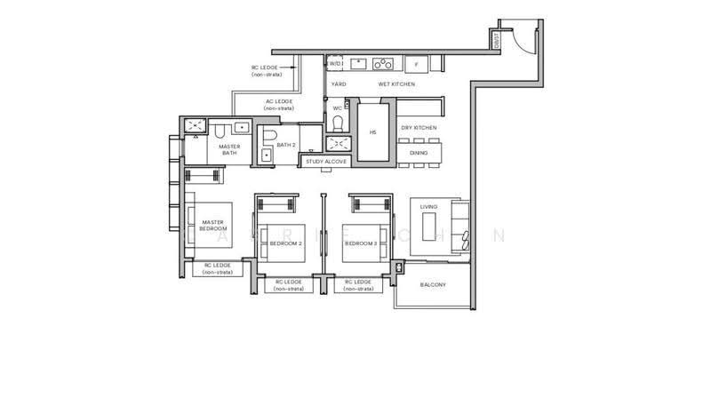 Hudson Place Residences, Buona Vista / West Coast / Clementi New Town, 3 Bedrooms, 1,023 sqft, Apartment For Sale, by Carrie Chin, 500129082 - PropertyGuru.com.sg