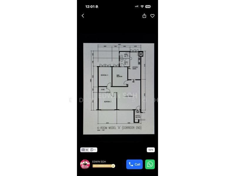 477 Jurong West Street 41, 477 Jurong West Street 41, Boon Lay / Jurong / Tuas, 3 Bedrooms, 1,098 sqft, HDB Flat For Sale, by Edwin Soh, 500129107 - PropertyGuru.com.sg