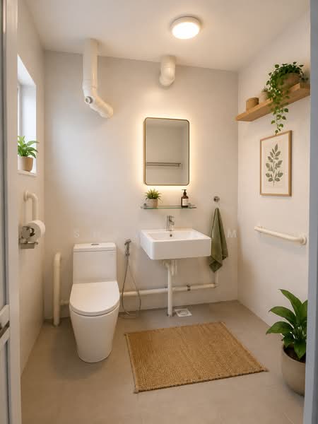 251 Bangkit Road, 251 Bangkit Road, 3 Bedrooms, 1,108 sqft, HDB Flat For Sale, by Shawn Lim, 500129140 - Bathroom - PropertyGuru.com.sg