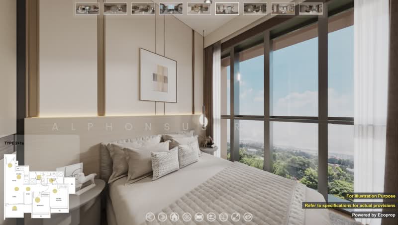 Kassia, 31 Flora Drive, 2 Bedrooms, 753 sqft, Condominium For Sale, by Alphonsus Roland Tan, 500129213 - Bedroom - PropertyGuru.com.sg