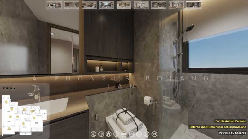 Kassia, 31 Flora Drive, 2 Bedrooms, 753 sqft, Condominium For Sale, by Alphonsus Roland Tan, 500129213 - Bathroom - PropertyGuru.com.sg