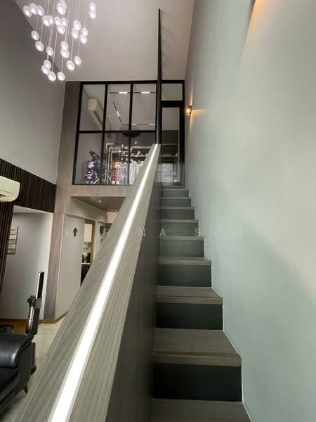 Kingsford Waterbay, 68 Upper Serangoon View, 4 Bedrooms, 1,249 sqft, Condominium For Sale, by Karina Soh, 500129269 - Stairway to Mezzanine - PropertyGuru.com.sg