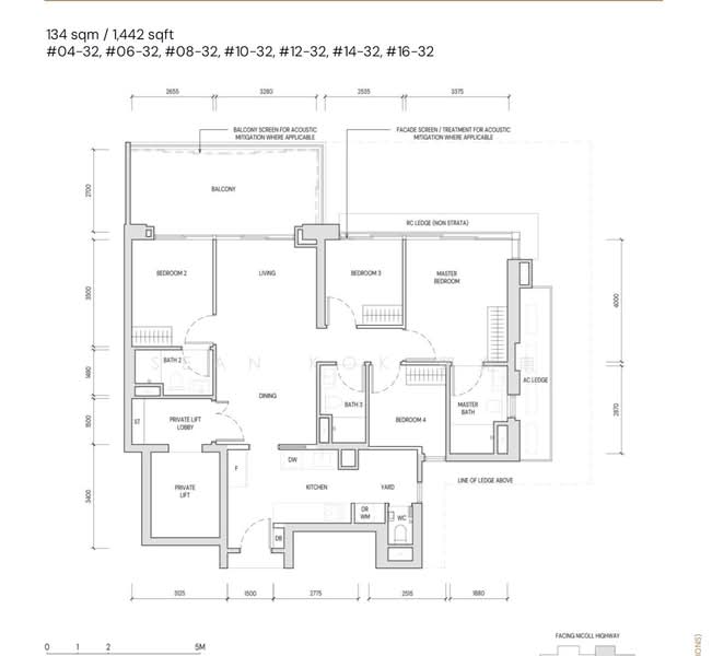 Aurea, 802 Beach Road, 4 Bedrooms, 1,442 sqft, Condominium For Sale, by Sean Kok 郭兆南, 500129313 - PropertyGuru.com.sg