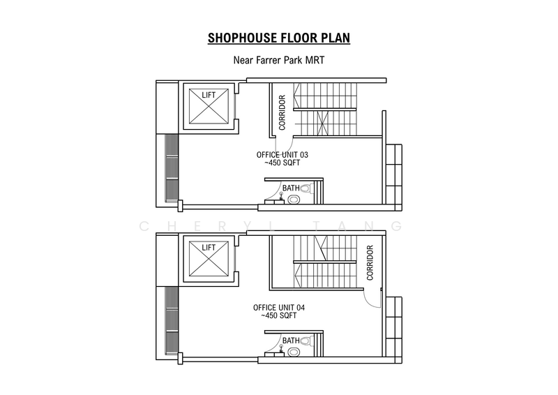 Shophouse near Farrer Park MRT, Farrer Park / Serangoon Rd, 750 sqft, Shop / Shophouse For Rent, by Cheryl Tang, 500129451 - CommercialGuru.com.sg