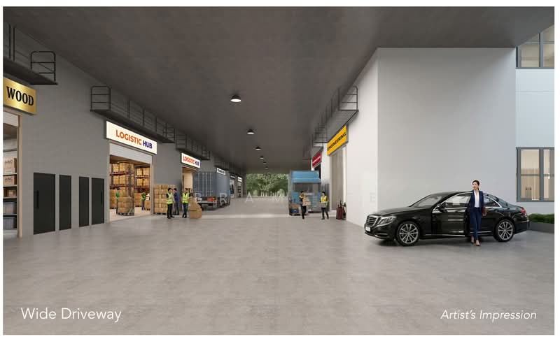 Gate+, Tukang Innovation Drive, 1,615 sqft, Factory / Workshop (B2) For Sale, by Abram Lee, 500129467 - Wide Driveway - CommercialGuru.com.sg