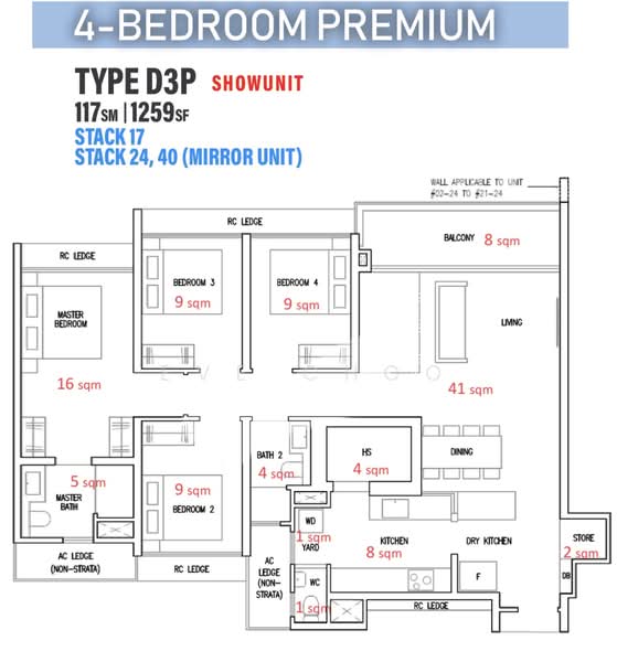Emerald of Katong, Jalan Tembusu, 4 Bedrooms, 1,259 sqft, Condominium For Sale, by Eve Choo, 500129538 - PropertyGuru.com.sg