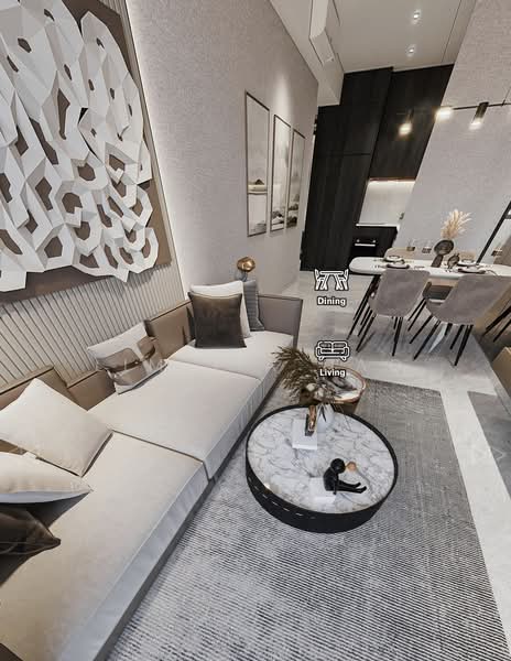 Gems Ville, 8 Lorong 13 Geylang, 3 Bedrooms, 1,130 sqft, Condominium For Sale, by Lim Jia Hao, 500129578 - Living Room - PropertyGuru.com.sg