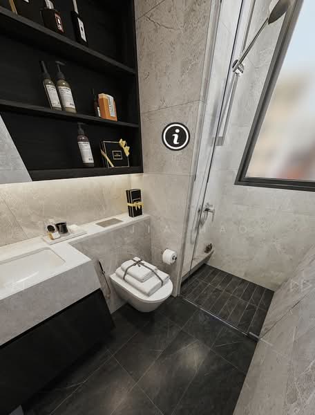 Gems Ville, 8 Lorong 13 Geylang, 3 Bedrooms, 1,130 sqft, Condominium For Sale, by Lim Jia Hao, 500129578 - Bathroom - PropertyGuru.com.sg