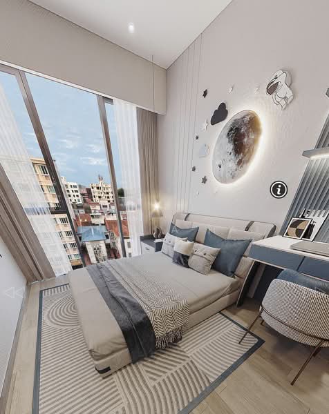 Gems Ville, 8 Lorong 13 Geylang, 3 Bedrooms, 1,130 sqft, Condominium For Sale, by Lim Jia Hao, 500129578 - Bedroom - PropertyGuru.com.sg