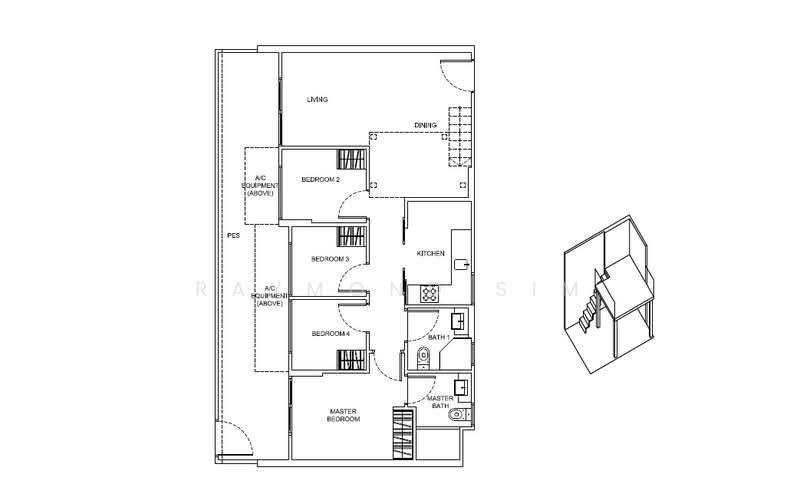 WhiteHaven, 332A Pasir Panjang Road, 4 Bedrooms, 1,023 sqft, Apartment For Rent, by Raymond Sim, 500129659 - PropertyGuru.com.sg