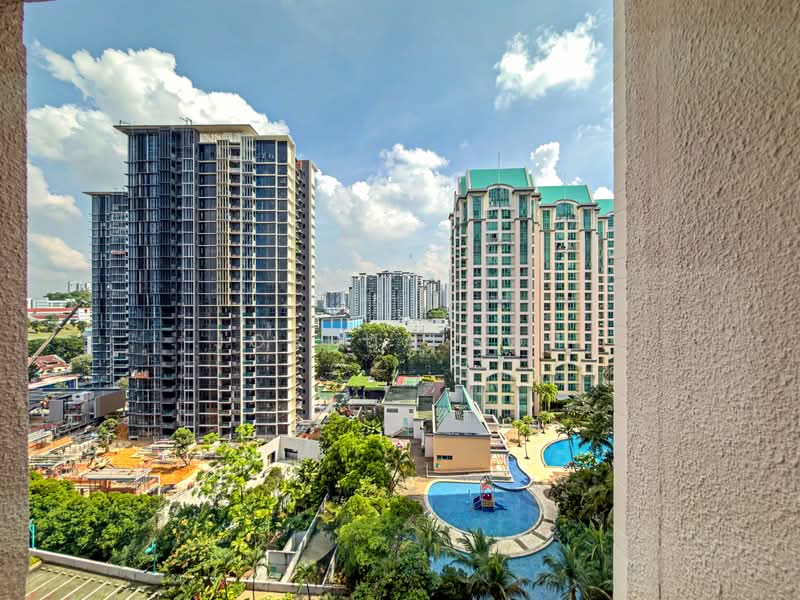 Hazel Park Condo, 27 Hazel Park Terrace, 3 Bedrooms, 1,324 sqft, Condominium For Sale, by Joshua Soh, 500129703 - View from Bedroom - PropertyGuru.com.sg