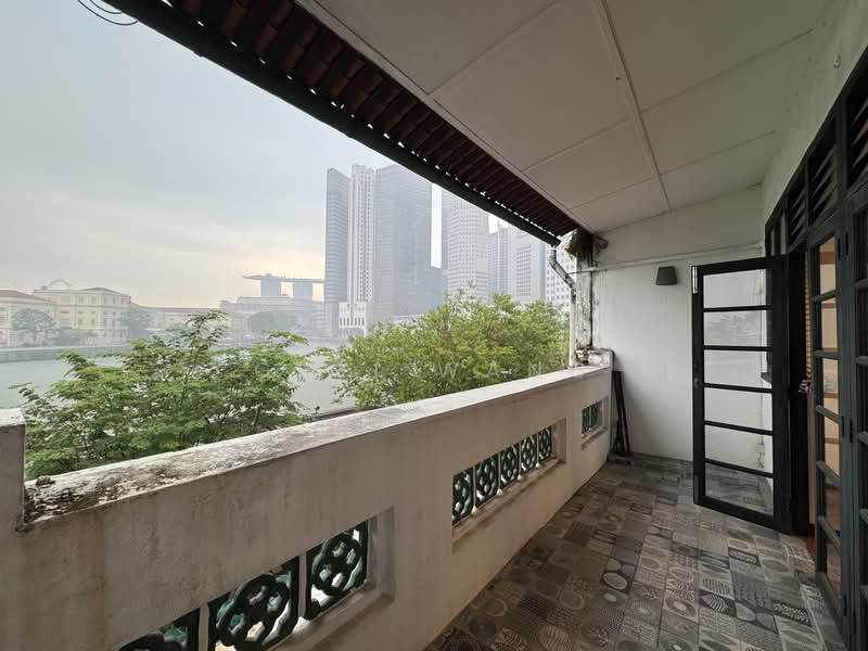 Boat Quay, Boat Quay | River Front | Circular Road, 2,232 sqft, Shop / Shophouse For Rent, by Gigi Wang, 500129761 - Balcony On Level 3 - CommercialGuru.com.sg