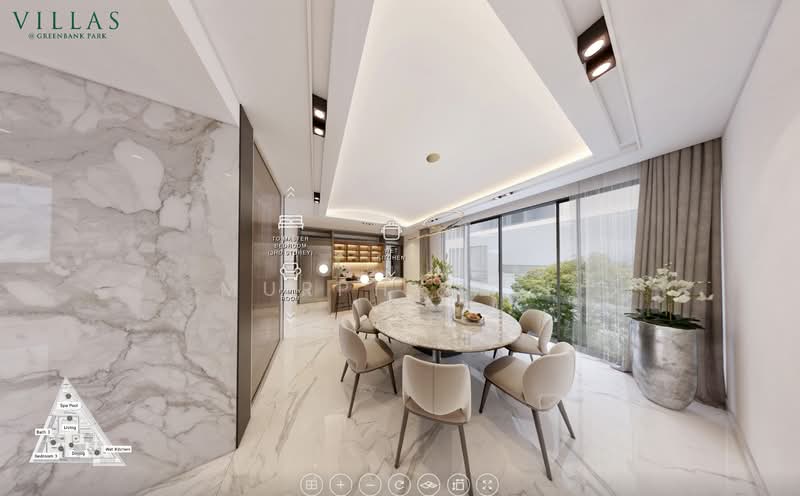 Villas @ Greenbank Park, 54 Greenbank Park, 6 Bedrooms, 8,342 sqft, Bungalow House For Sale, by Murphy Lee, 500129784 - Living Room - PropertyGuru.com.sg