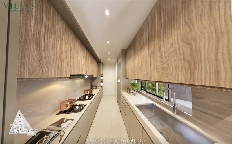 Villas @ Greenbank Park, 54 Greenbank Park, 6 Bedrooms, 8,342 sqft, Bungalow House For Sale, by Murphy Lee, 500129784 - Kitchen - PropertyGuru.com.sg