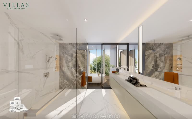 Villas @ Greenbank Park, 54 Greenbank Park, 6 Bedrooms, 8,342 sqft, Bungalow House For Sale, by Murphy Lee, 500129784 - Bathroom - PropertyGuru.com.sg