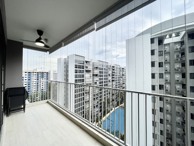 Parc Life, 29 Sembawang Crescent, 3 Bedrooms, 1,066 sqft, Executive Condominium For Rent, by Gan Sok Hoon, 500129917 - Balcony - PropertyGuru.com.sg