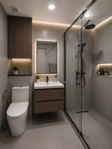 917 Jurong West Street 91, 917 Jurong West Street 91, 3 Bedrooms, 1,109 sqft, HDB Flat For Sale, by Zan Chia, 500129998 - Bathroom - PropertyGuru.com.sg