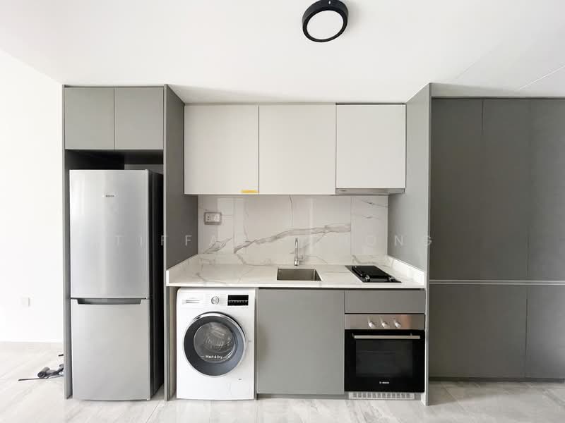 Affinity At Serangoon, , 1 Bedroom, 538 sqft, Condominium For Sale, by Tiffany Chong, 500130018 - Kitchen - Affinity 1B+Study for SALE - PropertyGuru.com.sg