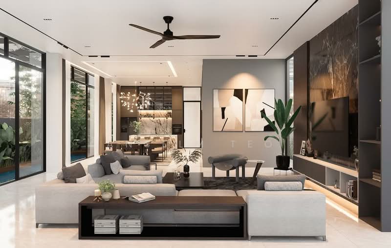 ◤ D15 TOP SOON BUNGALOW HUGE BUILD 8 Bedrooms View Today Near Mrt, , 8 Bedrooms, 12,200 sqft, Detached House For Sale, by Anselm Teo, 500130024 - Living Room - PropertyGuru.com.sg