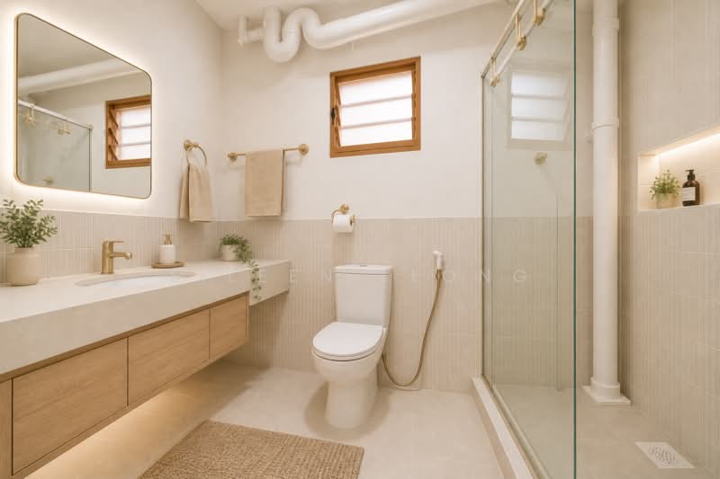 317A Anchorvale Road, 317A Anchorvale Road, 3 Bedrooms, 990 sqft, HDB Flat For Sale, by Eileen Leong, 500130139 - Master Toilet -  For Illustration - PropertyGuru.com.sg