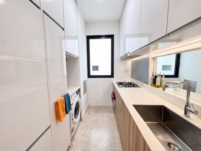 Eco Sanctuary, 61 Chestnut Avenue, 3 Bedrooms, 990 sqft, Condominium For Sale, by Julian Li, 500130373 - Kitchen - PropertyGuru.com.sg