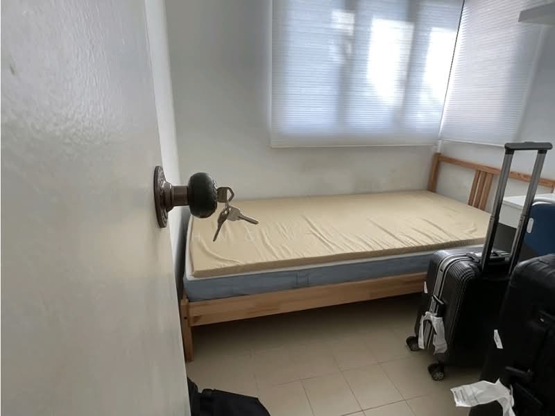 Smaller aircon Bedroom near Kitchen