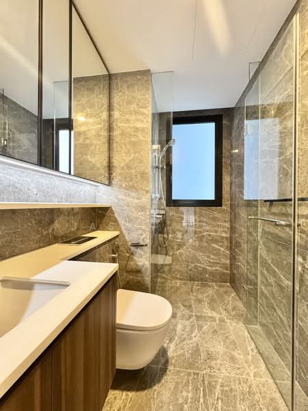 Lentor Modern, 3 Lentor Central, 3 Bedrooms, 1,130 sqft, Condominium For Sale, by Jason Tan, 500130436 - Bathroom - PropertyGuru.com.sg
