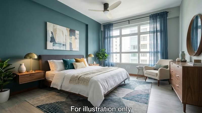 662A Edgedale Plains, 662A Edgedale Plains, 3 Bedrooms, 990 sqft, HDB Flat For Sale, by Jen Siew, 500130467 - Master Bedroom - PropertyGuru.com.sg