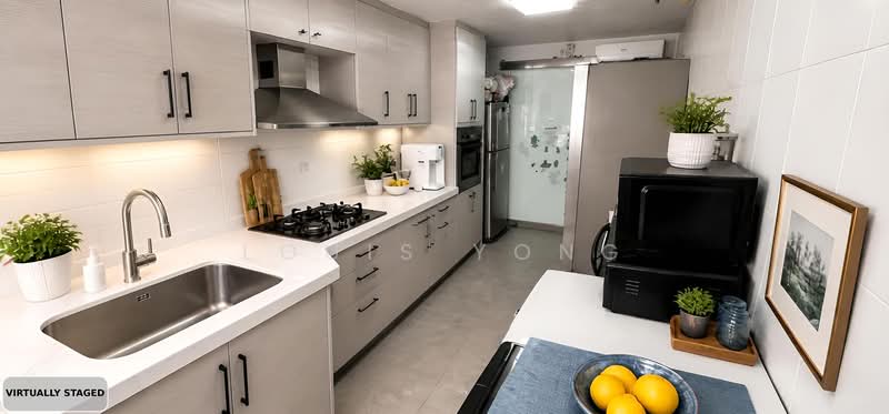 124 Yishun Street 11, 124 Yishun Street 11, 3 Bedrooms, 1,033 sqft, HDB Flat For Sale, by Louis Yong, 500130606 - Kitchen - PropertyGuru.com.sg