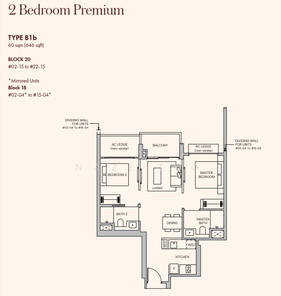 Hudson Place Residences, , 2 Bedrooms, 646 sqft, Condominium For Sale, by Naze Teo, 500130681 - PropertyGuru.com.sg