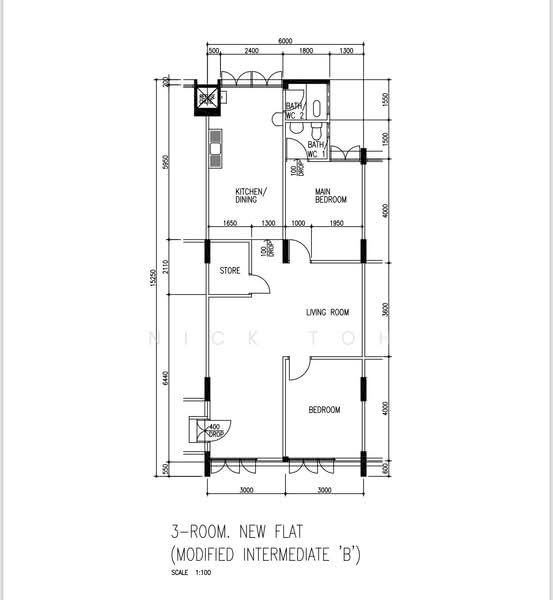 351 Clementi Avenue 2, 351 Clementi Avenue 2, 2 Bedrooms, 883 sqft, HDB Flat For Sale, by Nick Toh, 500130810 - PropertyGuru.com.sg