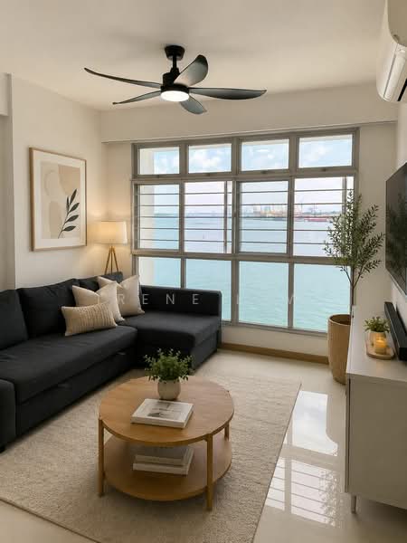 422B Northshore Drive, 422B Northshore Drive, 3 Bedrooms, 1,001 sqft, HDB Flat For Sale, by Irene Low, 500130812 - Living Room (artist impression) - PropertyGuru.com.sg