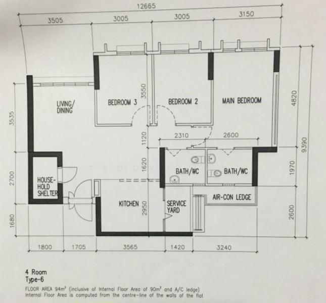 106B Bidadari Park Drive, 106B Bidadari Park Drive, 3 Bedrooms, 1,012 sqft, HDB Flat For Sale, by Teddy Juay, 500130849 - PropertyGuru.com.sg