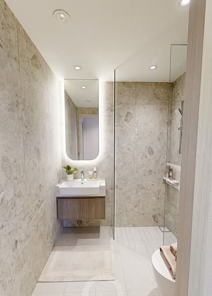 Bagnall Haus, 811 Upper East Coast Road, 1 Bedroom, 495 sqft, Condominium For Sale, by Valerie Sim 沈媛媛, 500130956 - Bathroom - PropertyGuru.com.sg