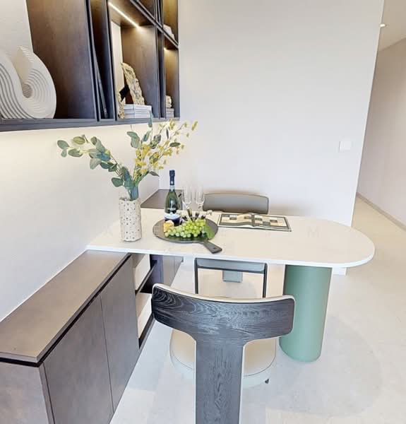 Bagnall Haus, 811 Upper East Coast Road, 1 Bedroom, 495 sqft, Condominium For Sale, by Valerie Sim 沈媛媛, 500130956 - Dining Room - PropertyGuru.com.sg