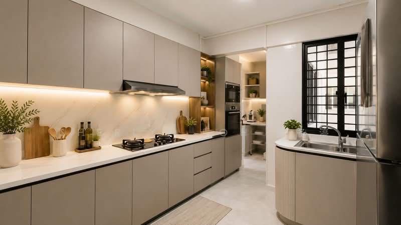 Neptune Court, 1 Marine Vista, 3 Bedrooms, 1,636 sqft, Apartment For Sale, by Sherlyn Loh 罗备渟, 500130963 - Kitchen - PropertyGuru.com.sg