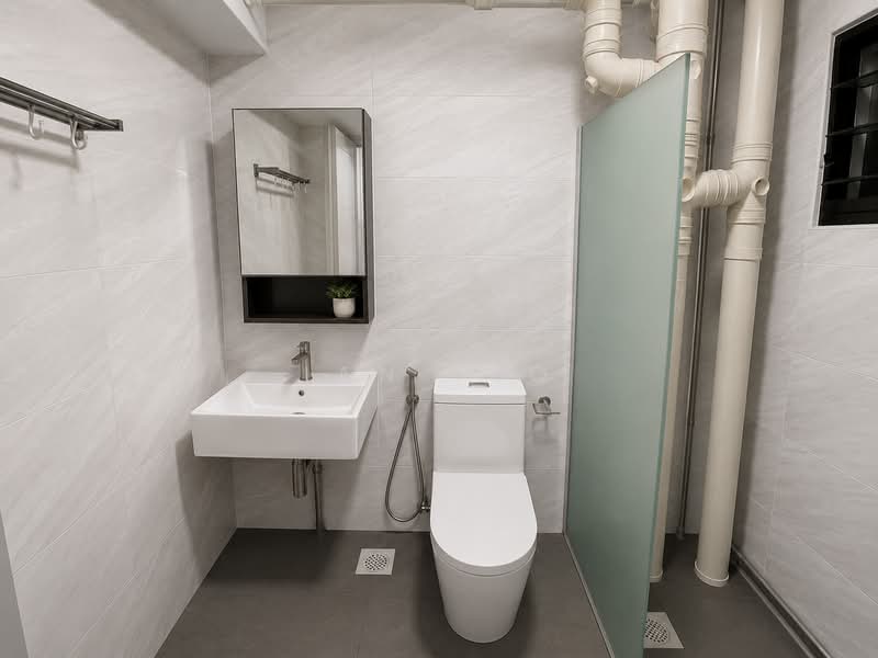 663C Jurong West Street 65, 663C Jurong West Street 65, 3 Bedrooms, 980 sqft, HDB Flat For Sale, by Ian Teo, 500131203 - Bathroom - PropertyGuru.com.sg