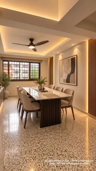 15 Eunos Crescent, 15 Eunos Crescent, Eunos / Geylang / Paya Lebar, 3 Bedrooms, 1,259 sqft, HDB Flat For Sale, by Flora Tan, 500131211 - Dining - PropertyGuru.com.sg
